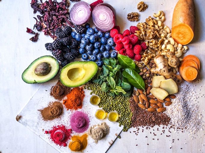 Healthy ingredients for nutrition planning